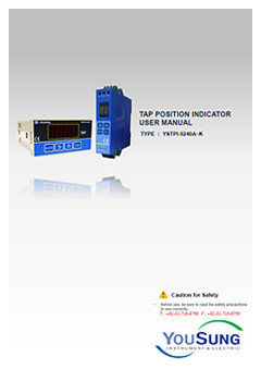 Tap position indicator User Manual(YSTPI-9240A~K)